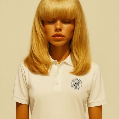 Easier Golf Country Club Unisex Polo - White