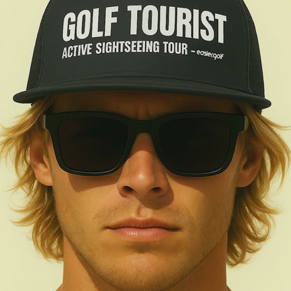 Golf Tourist Unisex Trucker Cap - Gray
