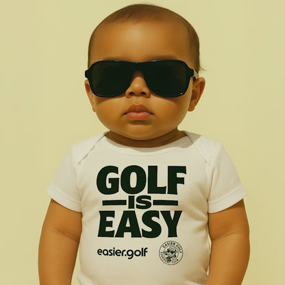 Golf Is Easy Unisex Baby Bodysuit - White