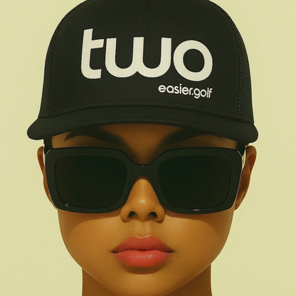 TWO Trucker Cap - Black