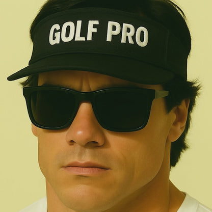 Golf Pro Unisex Visor - Black