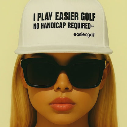 I PLAY EASIER GOLF Unisex Trucker Cap - White