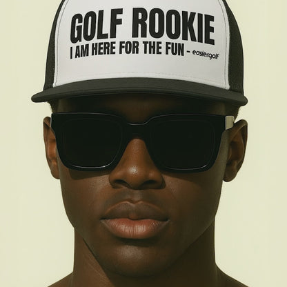 Golf Rookie Unisex Trucker Cap - BW